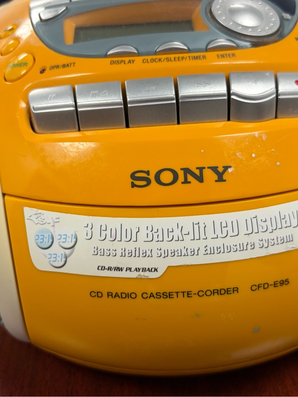 Sony CFD-E95 PSYC CD Radio Cassette-Corder - Picture 3 of 12